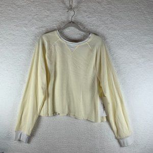 X GOTTEX Thermal Shirt Women's Medium Sand‎ Polyester Stretch Long Sleeve 6775